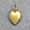 Ann's Sweet Antique Heart Locket in 18ct Gold