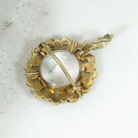 Delightful Georgian Locket with Pearl & Turquoise in 18ct Gold