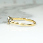 Petite Quincunx Diamond Platinum & 18ct Ring