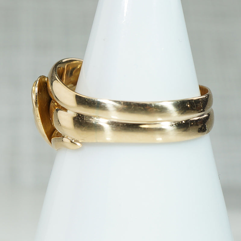 Double OMC Diamond Set Snake Ring