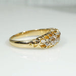 Dazzling Old Mine Diamond 18ct English Belcher Band