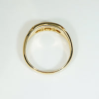 Luxurious 18ct Band with Opals & Rose Cut Diamonds