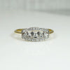 Delicate Pierced & Engraved Diamond Ring