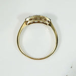 Delicate Pierced & Engraved Diamond Ring
