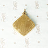 Rosey Gold Art Deco Locket