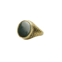 Antique Poison Ring 18k Gold with Bloodstone