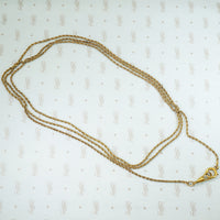 Extra Long Antique chain with Hook and Bolt Ring