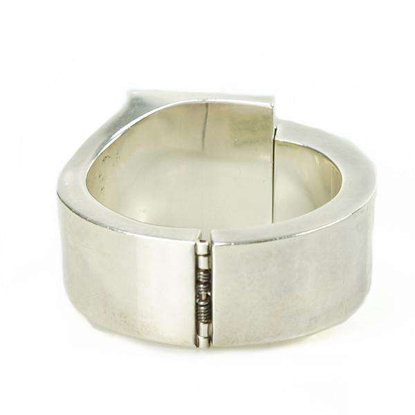 Taxco Mexico Clamper Bracelet by Lopez Mid Century