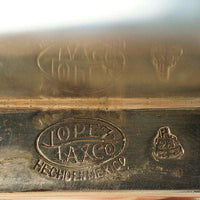 Taxco Mexico Clamper Bracelet by Lopez Mid Century
