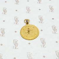 a token of love cupid charm gold filled circa 1950