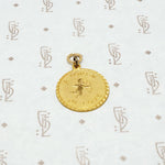 a token of love cupid charm gold filled circa 1950