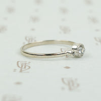 The Lumiére Double Diamond Engagement Ring