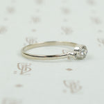 The Lumiére Double Diamond Engagement Ring