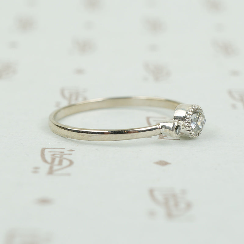 The Lumiére Double Diamond Engagement Ring