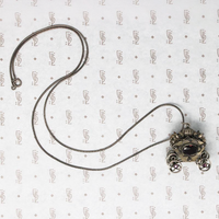 Fairy Tale Carriage Charm Necklace