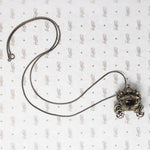 Fairy Tale Carriage Charm Necklace