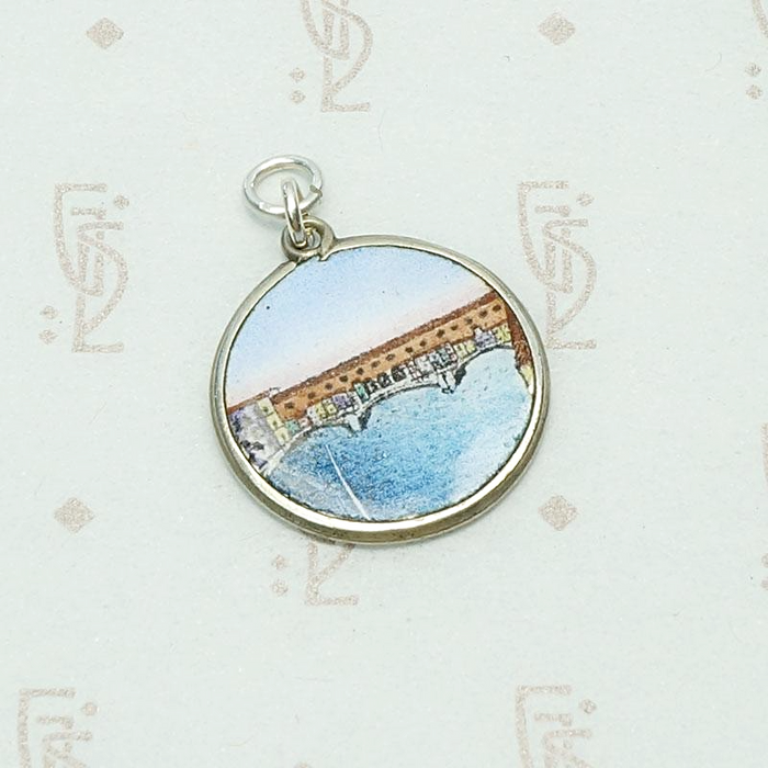 Double-Sided Bridge & Fleur de Lis Charm