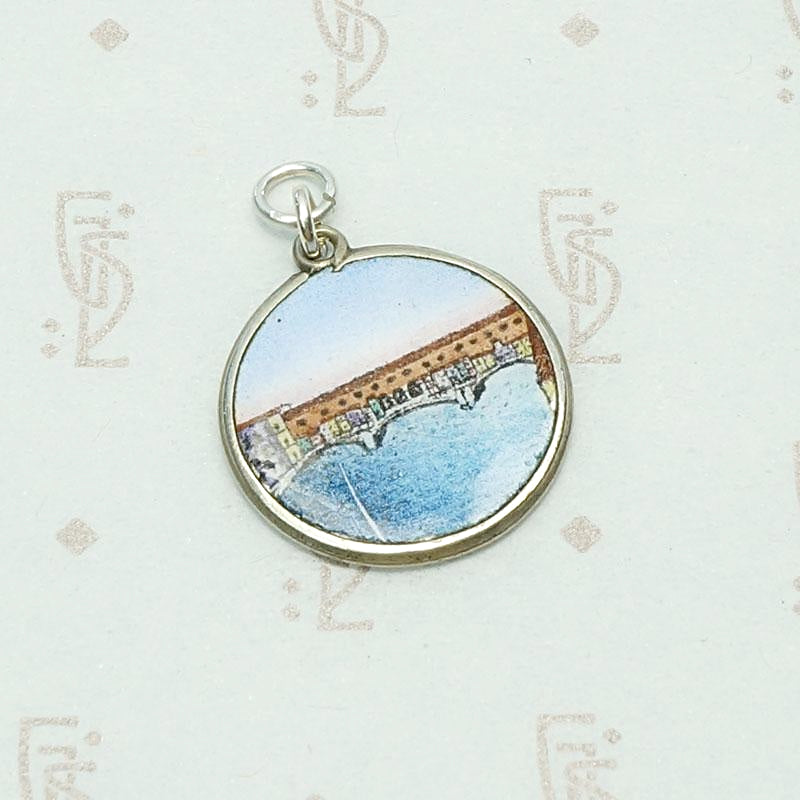 Double-Sided Bridge & Fleur de Lis Charm