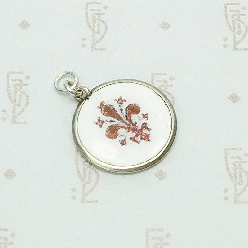 Double-Sided Bridge & Fleur de Lis Charm