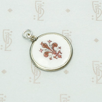 Double-Sided Bridge & Fleur de Lis Charm