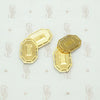 Vintage Gold Cuff Links with Flair