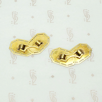 Vintage Gold Cufflinks with Flair