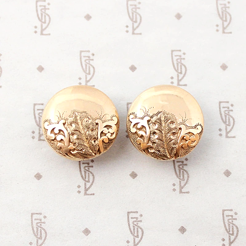 Ritzy Rosy Gold Filled Cufflinks