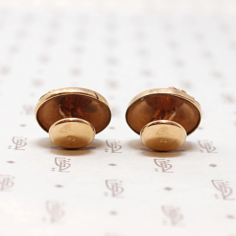 Ritzy Rosy Gold Filled Cufflinks