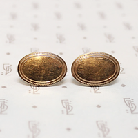 Handsome & Timeless Vintage Gold Filled Cufflinks
