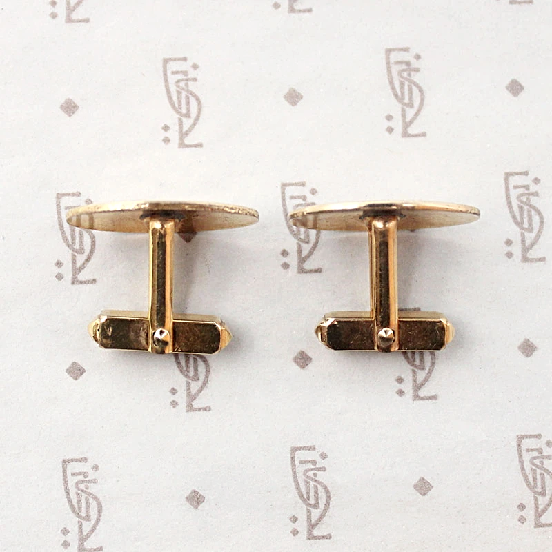 Handsome & Timeless Vintage Gold Filled Cufflinks