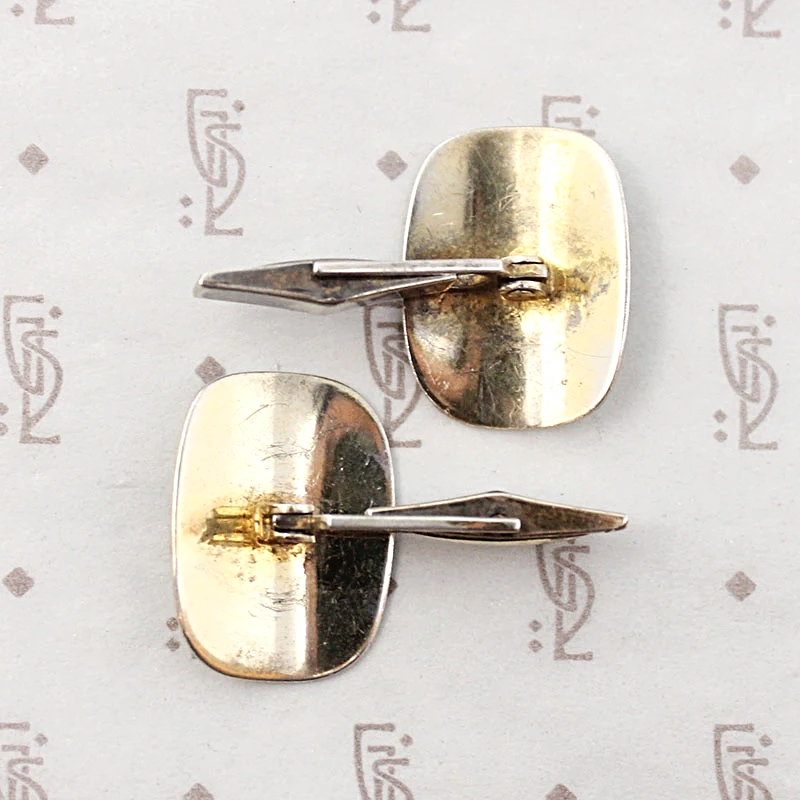 Engraved Sterling Silver Cufflinks