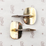 Engraved Sterling Silver Cufflinks