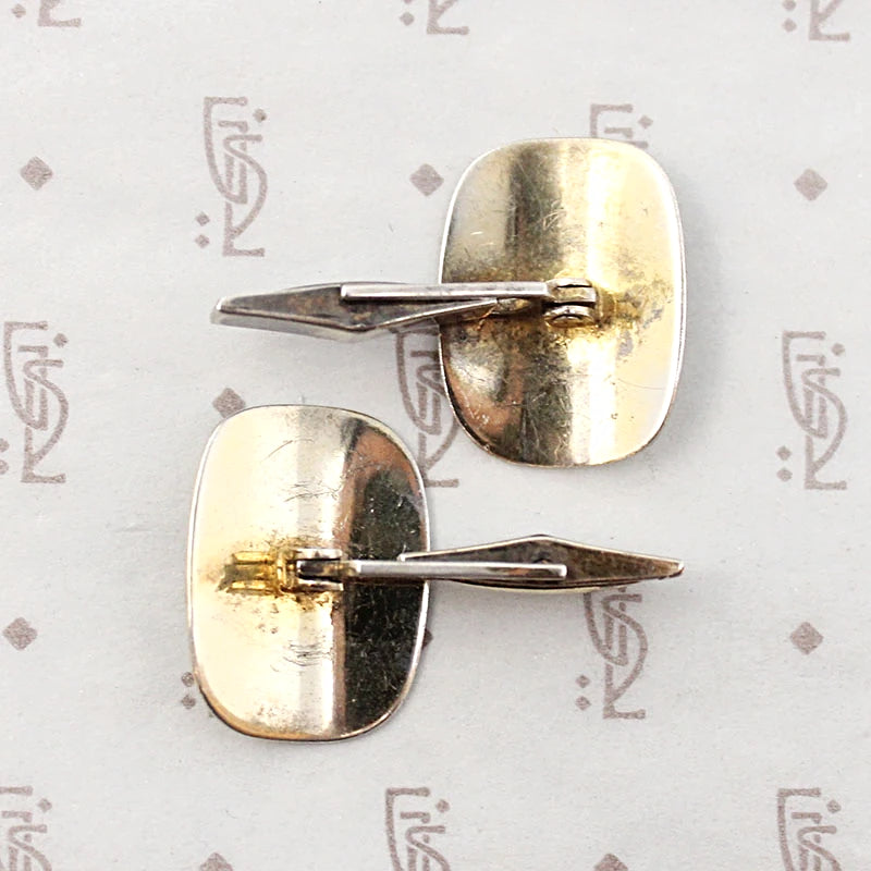 Engraved Sterling Silver Cufflinks