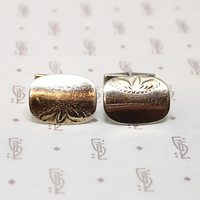 Engraved Sterling Silver Cufflinks