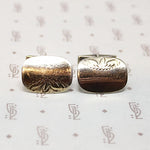 Engraved Sterling Silver Cufflinks