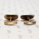 Engraved Sterling Silver Cufflinks