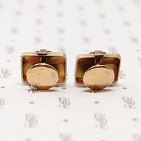 Elaborate Enameled Victorian Cufflinks