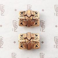 Elaborate Enameled Victorian Cufflinks