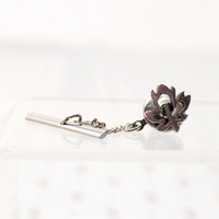 Maple Leaf Sterling Cufflink & Tie Tack Set