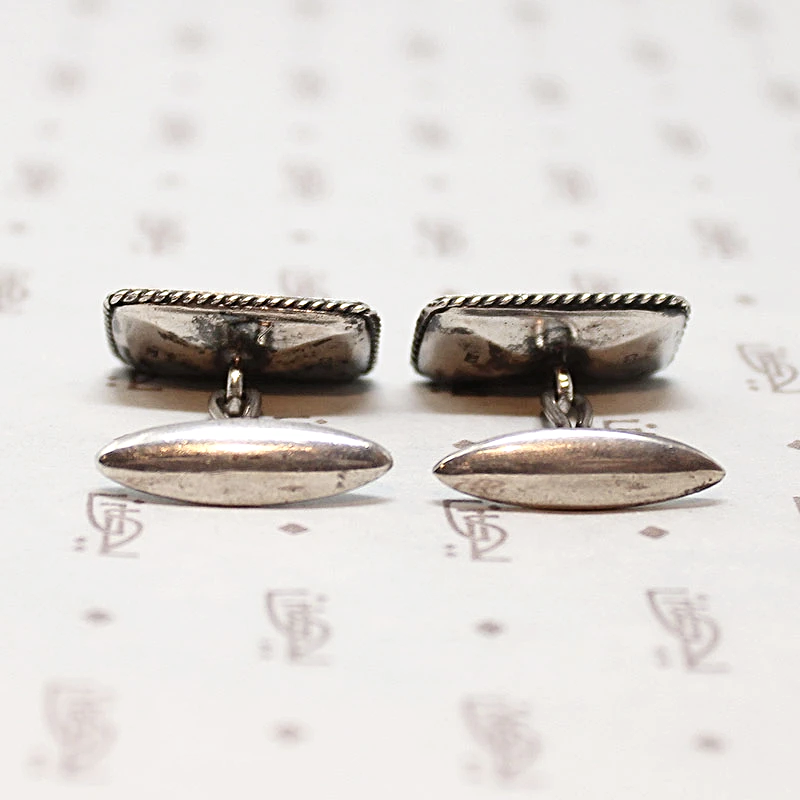 Wonderful Wire Work Silver Cufflinks