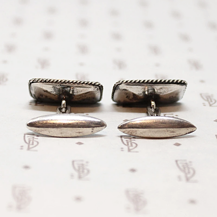 Wonderful Wire Work Silver Cufflinks
