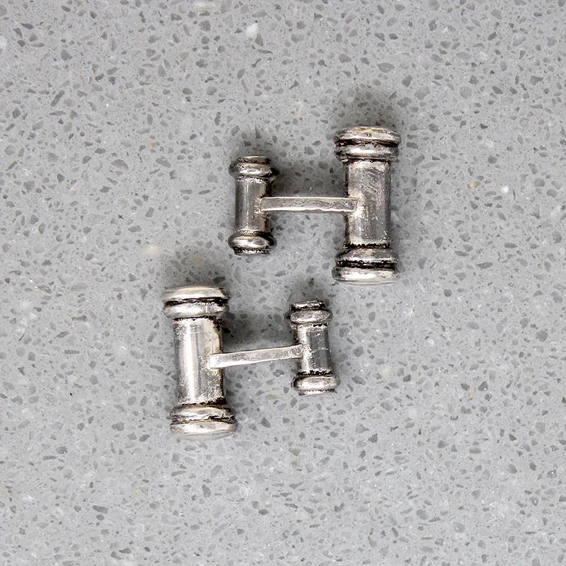 Whimsical Cufflinks in Mexican Sterling Silver