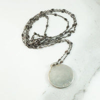 "Roma" St. Christopher Necklace in Silver