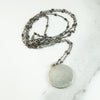 "Roma" St. Christopher Necklace in Silver