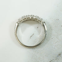 Lovely Vintage White Gold Diamond Band