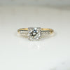 Gorgeous Gold 2-tone 1930's Engagement Ring