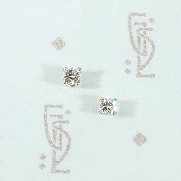 Petite Vintage Diamond Studs with 0.15tcw
