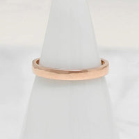 Pretty Pastel Rose Gold Wedding Band