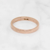 Pretty Pastel Rose Gold Wedding Band