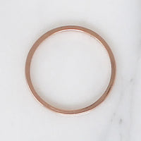 Pretty Pastel Rose Gold Wedding Band